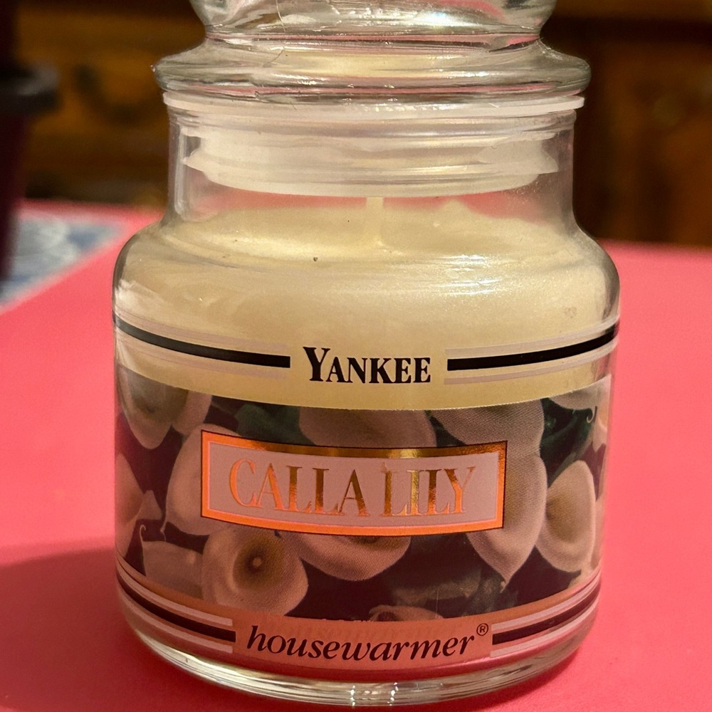 Yankee Candle Discontinued Scent "Calla Lily" UNUSED